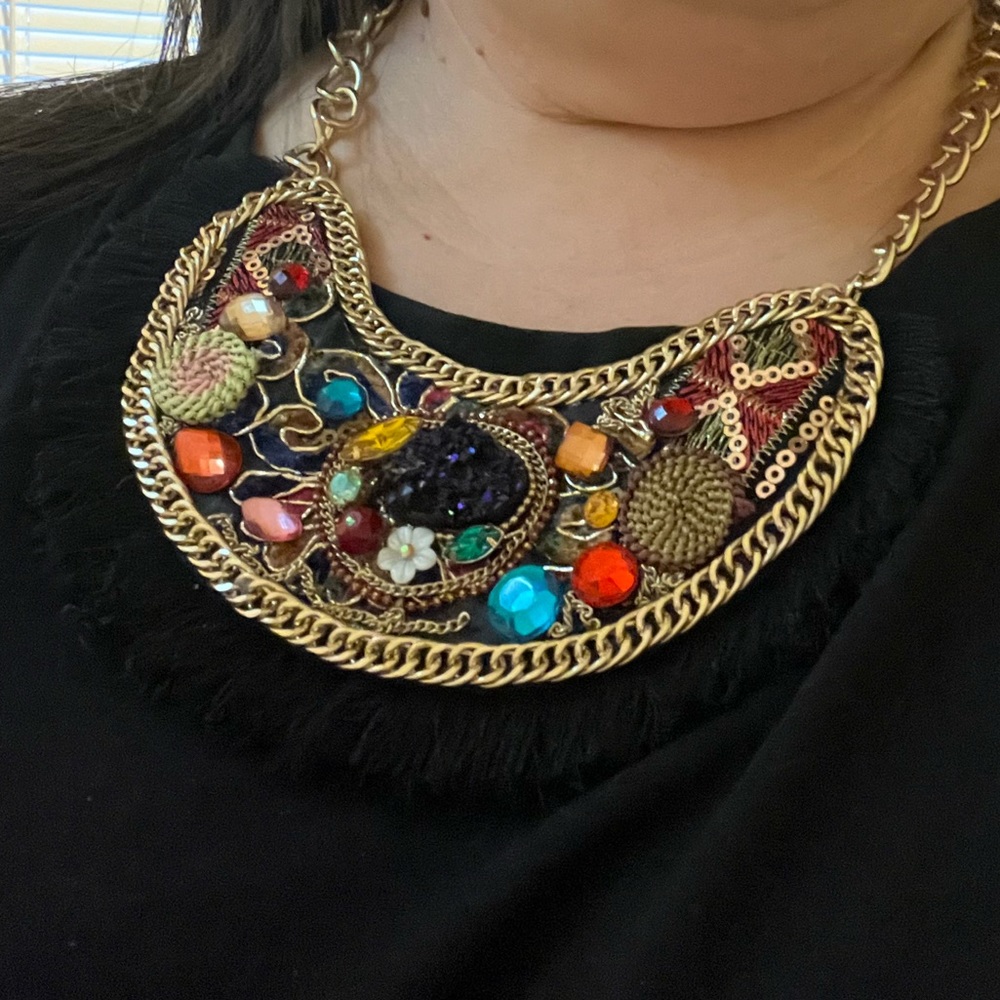 Statement Necklace - colorful beaded